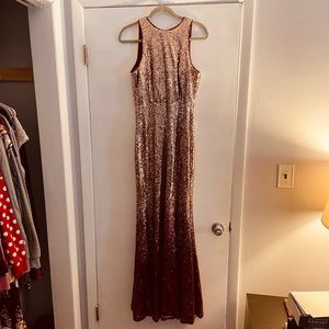 Lulus Ombré Sequin Gown